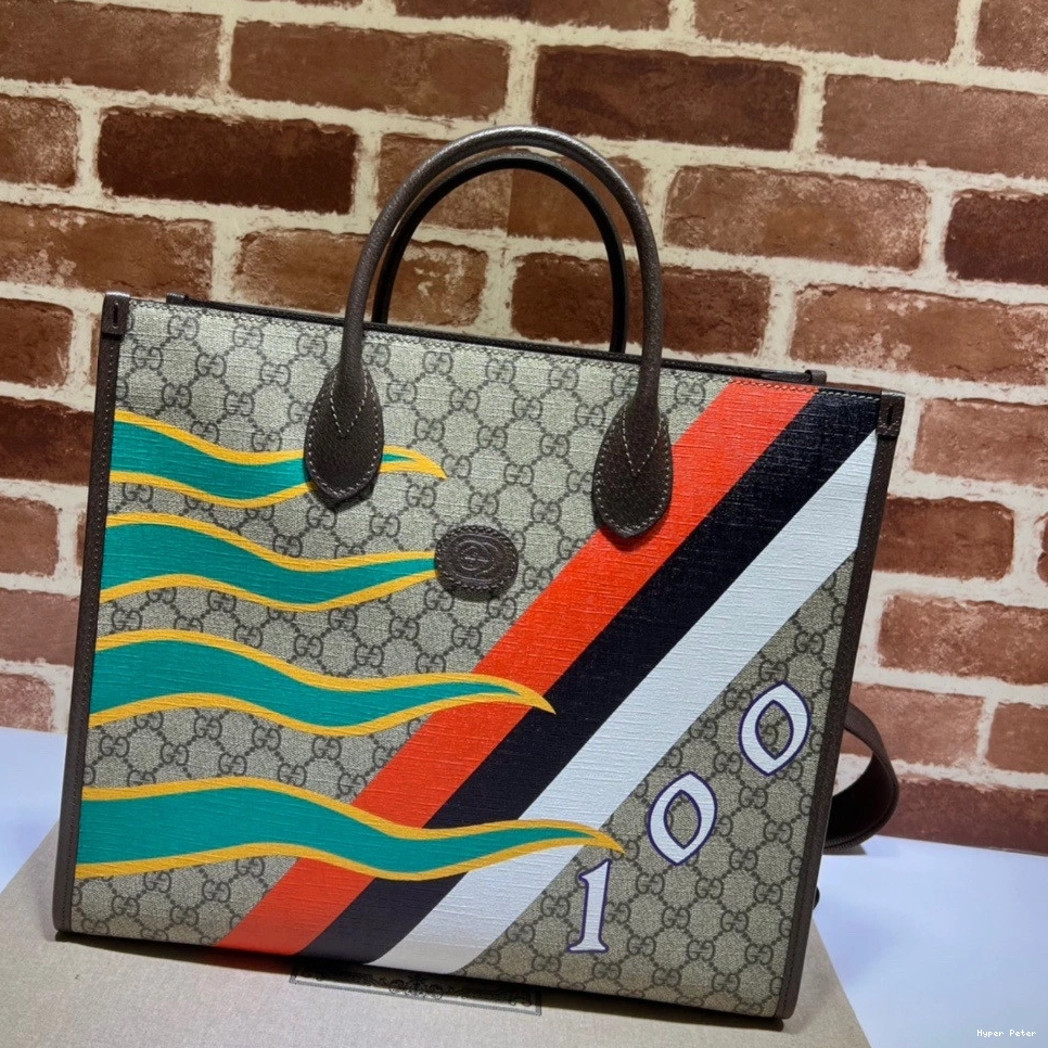 Hyperpeter with Interlocking G Medium tote Gucci 0716